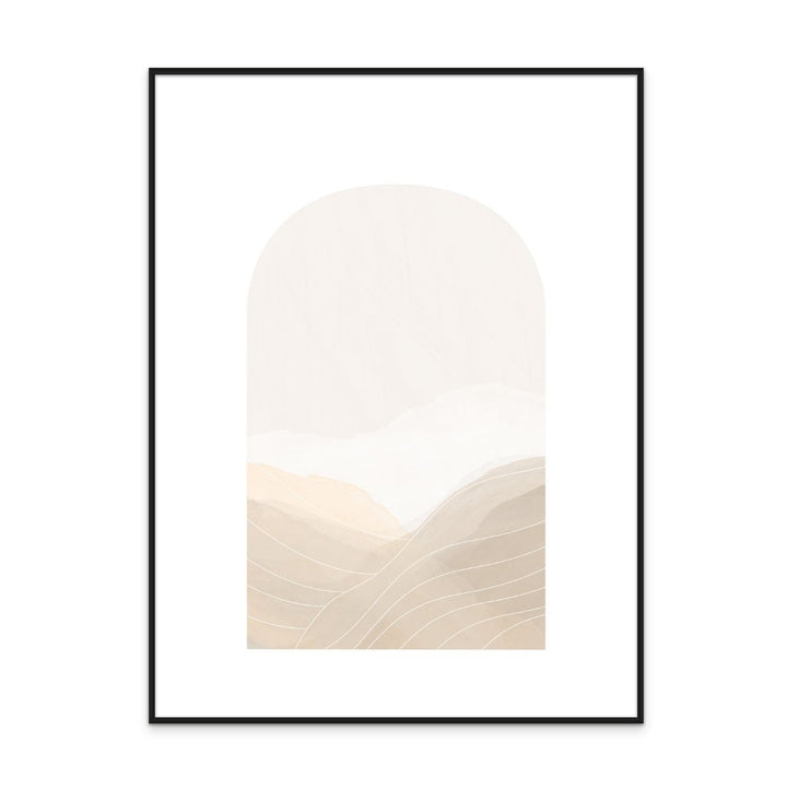 Cuadro "Beige Abstract Landscape"