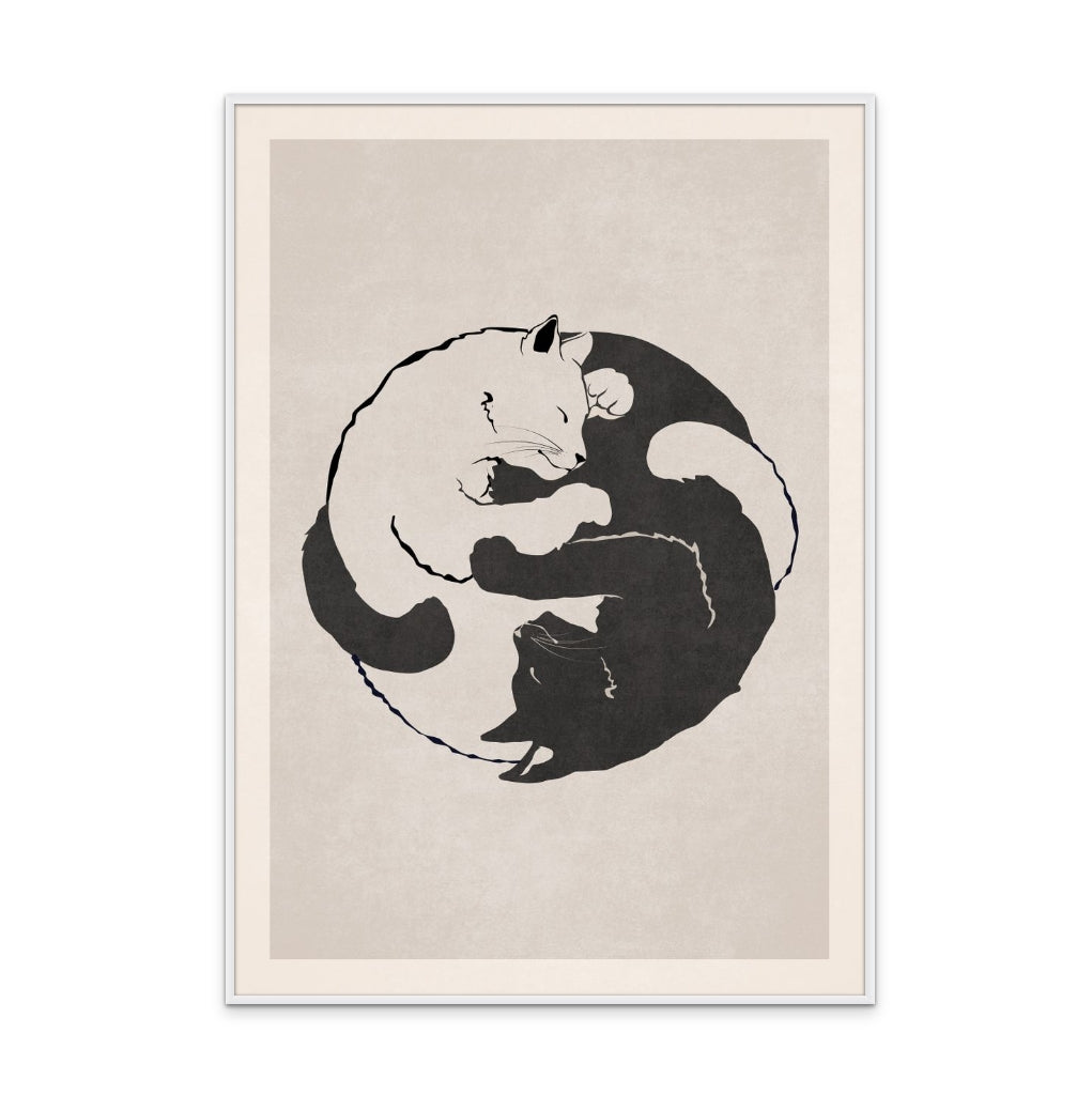 Cuadro "Yin Yang Cats"