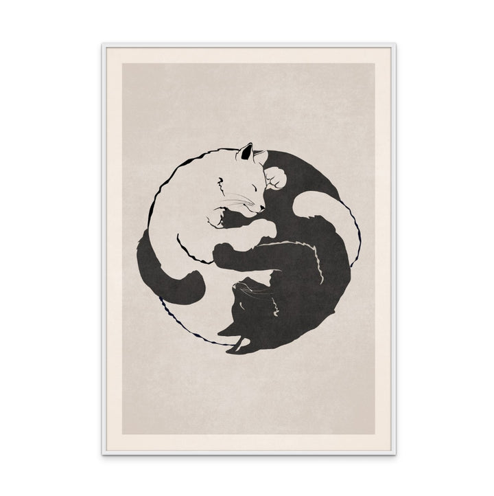Cuadro "Yin Yang Cats"
