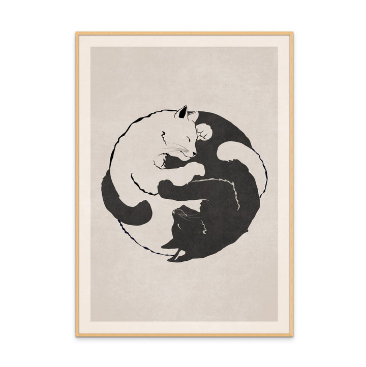 Cuadro "Yin Yang Cats"