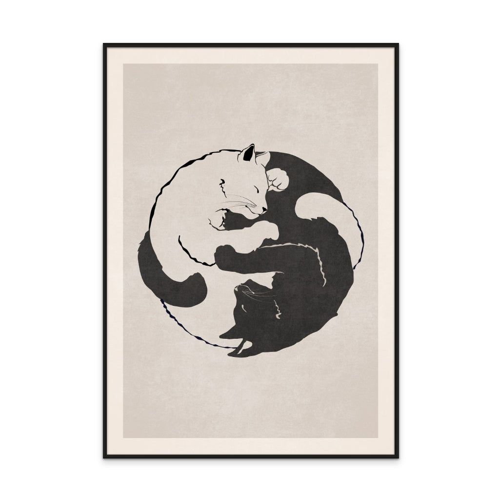 Cuadro "Yin Yang Cats"