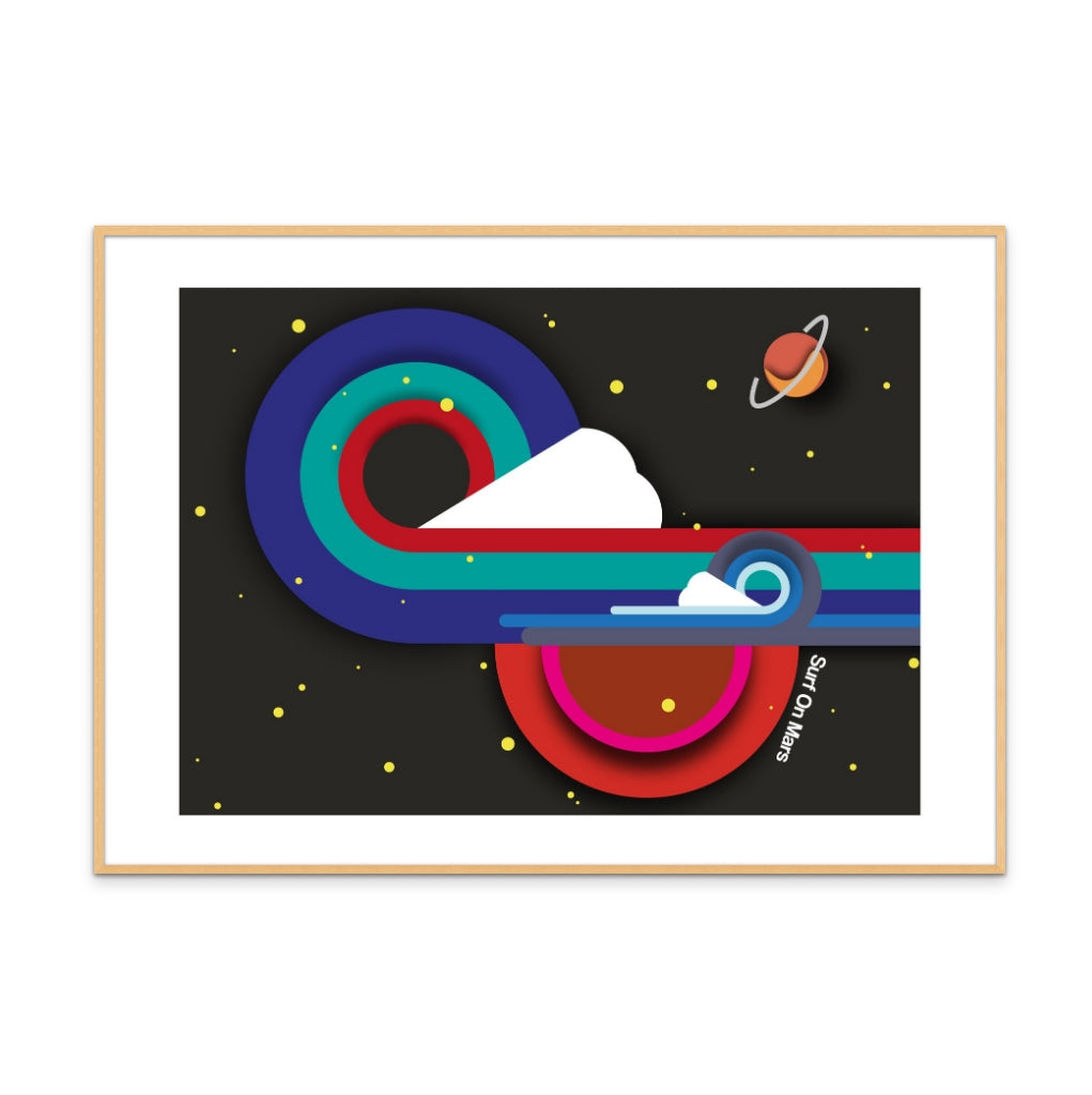 Cuadro "Surf On Mars"