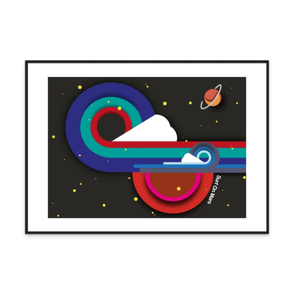 Cuadro "Surf On Mars"