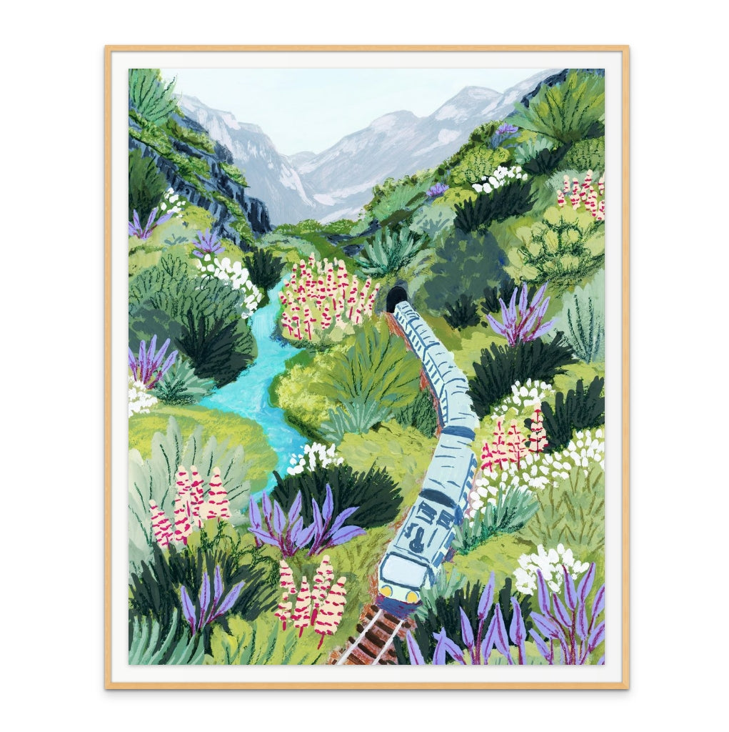 Cuadro "Train Travel"