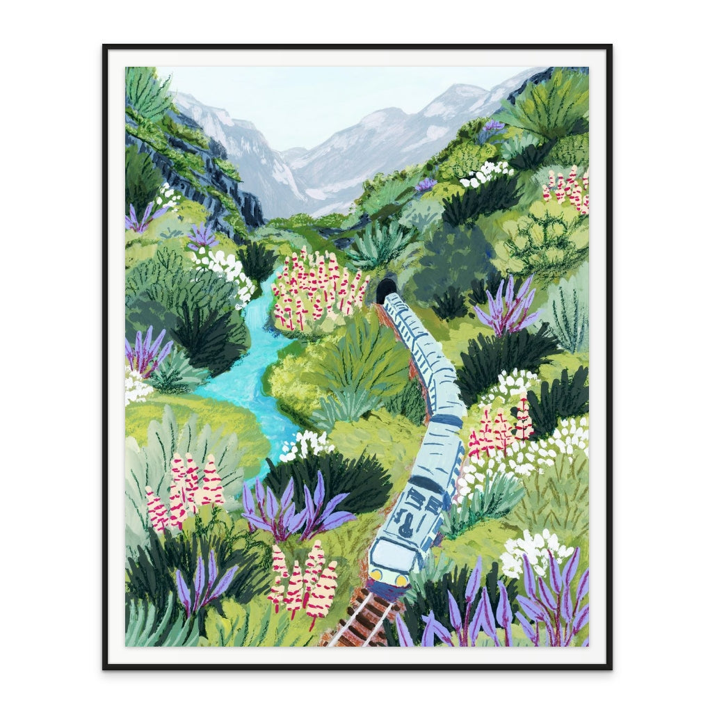 Cuadro "Train Travel"