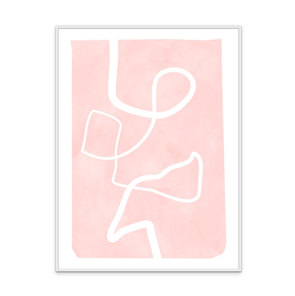 Cuadro "One line white 2"