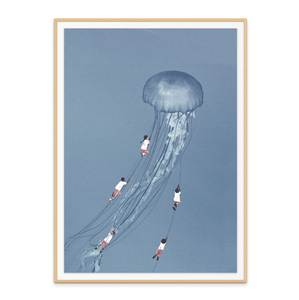 Cuadro "We came home smiling"