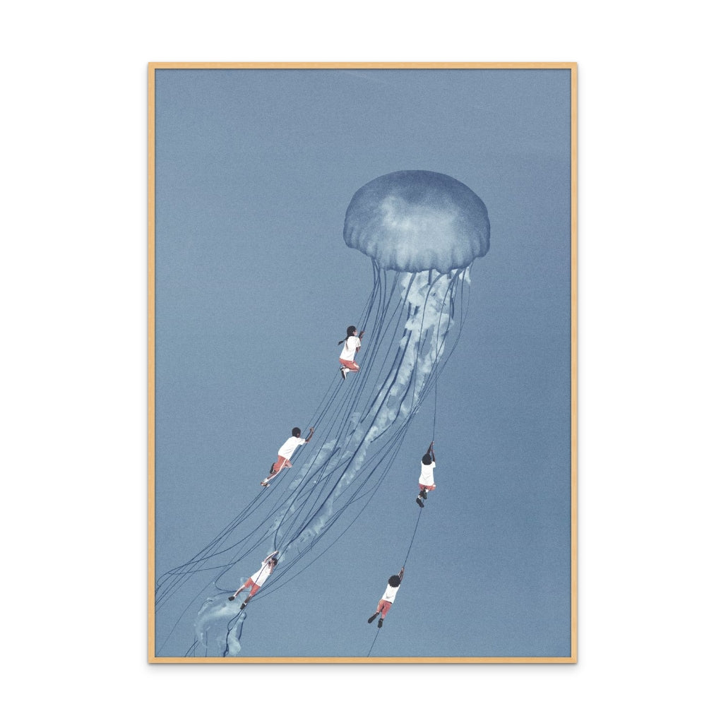 Cuadro "We came home smiling"