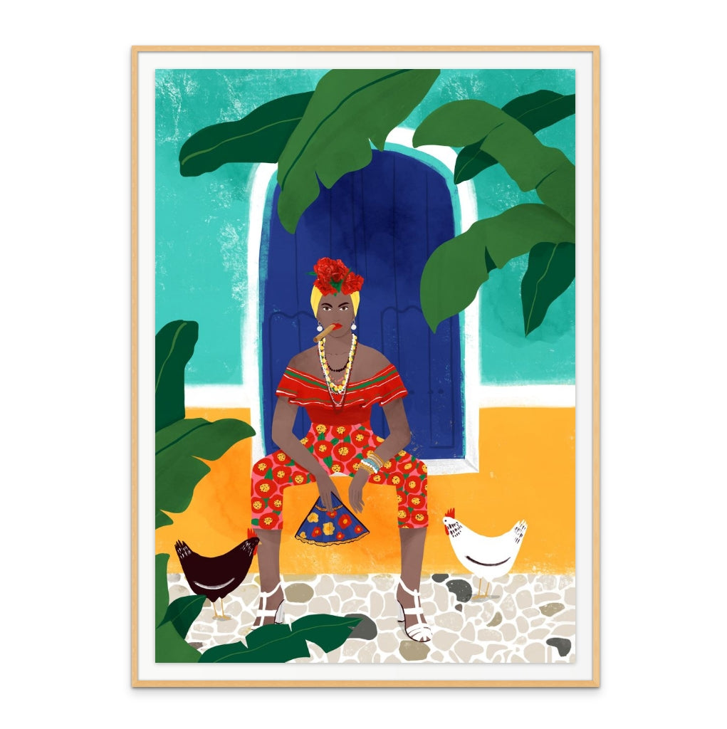 Cuadro "Femm Au Cigare"