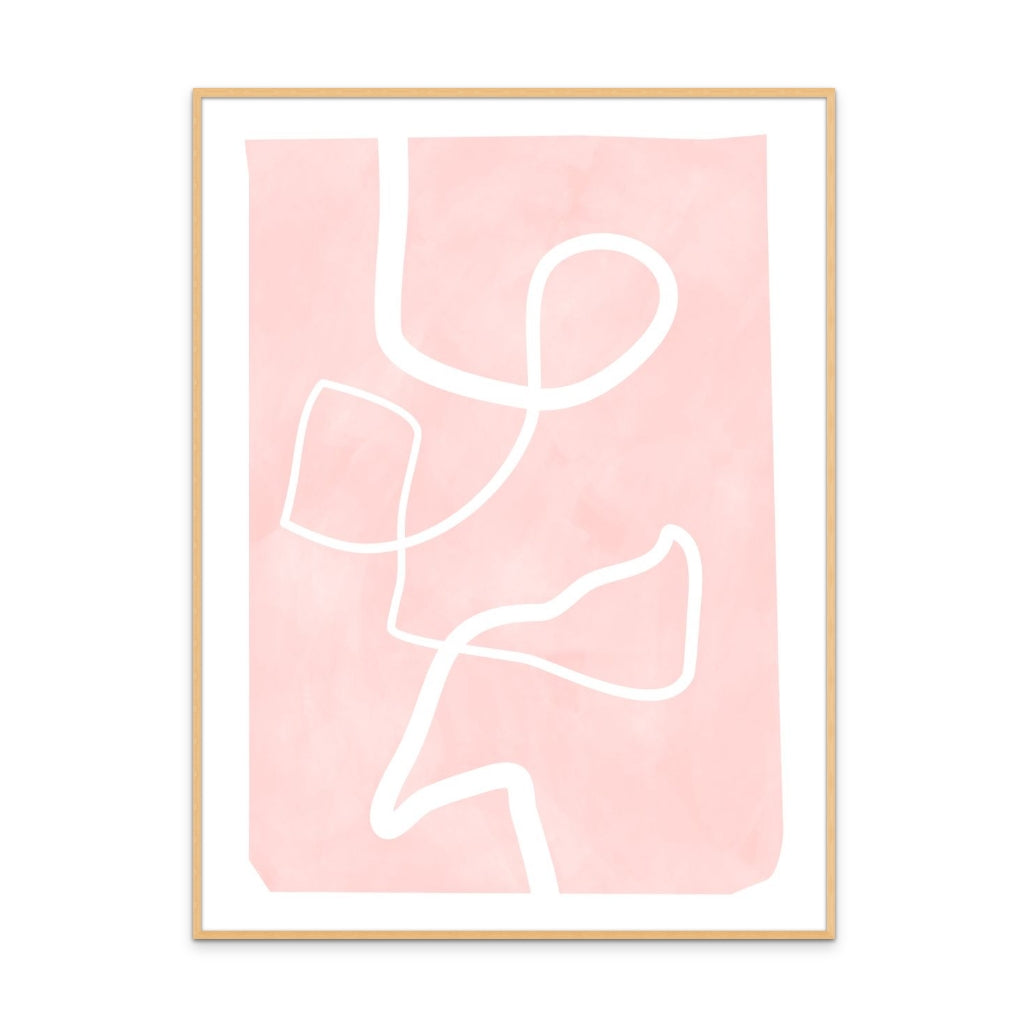 Cuadro "One line white 2"