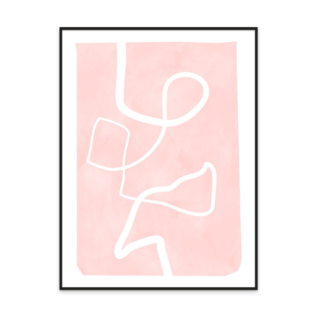 Cuadro "One line white 2"