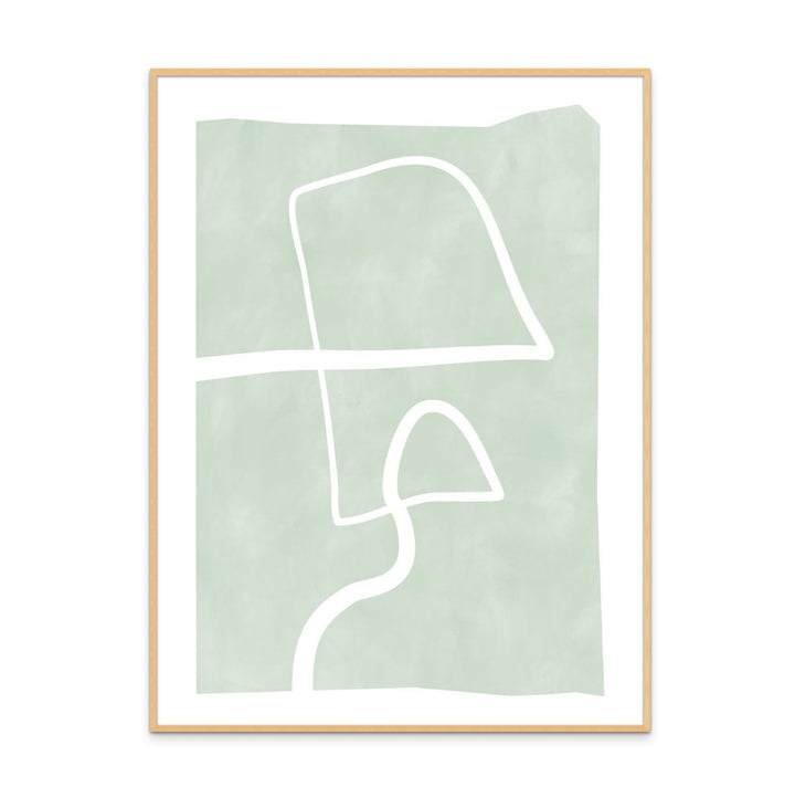 Cuadro "One line white 3"