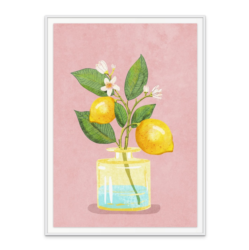 Cuadro "Lemon bunch in vase"