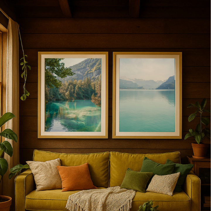 Set de cuadros "Still Waterscape"