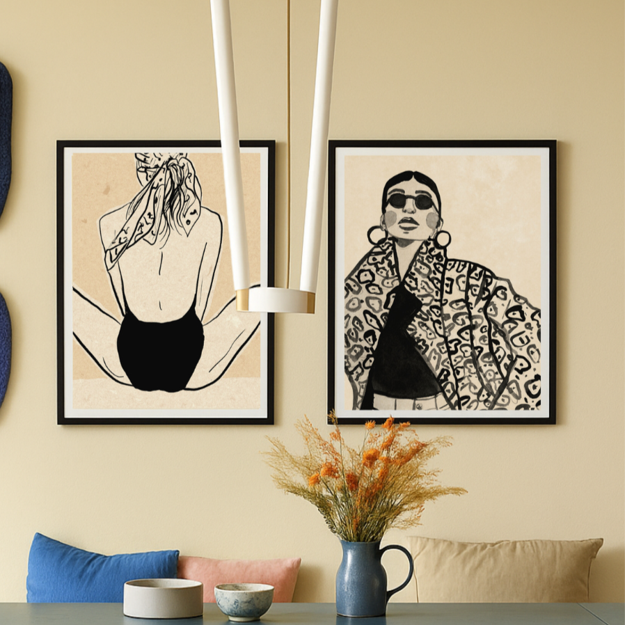 Cuadro "At the beach"