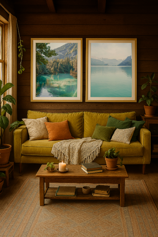 Set de cuadros "Still Waterscape"