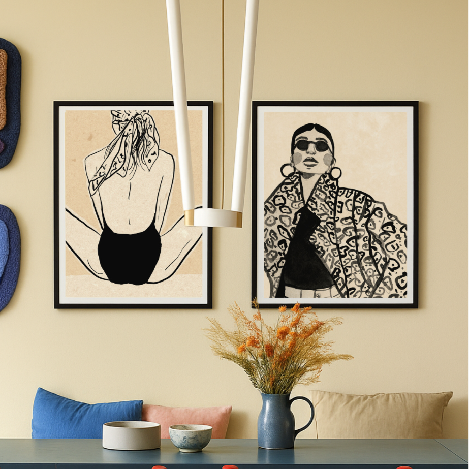 Set de cuadros "Beach Vibes"