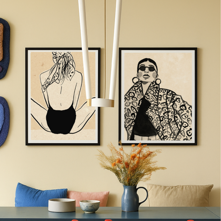 Set de cuadros "Beach Vibes"