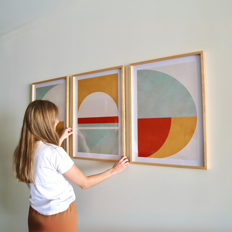 Set de cuadros "Solar Rhythm"