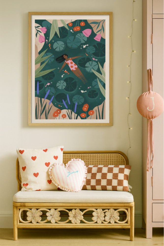 Cuadro "Wild Swimming"