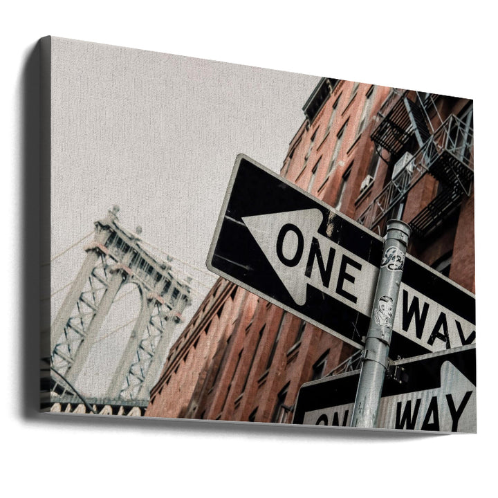 Cuadro "Manhattan Bridge One Way"