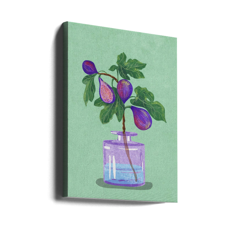 Cuadro "Figs branch in vase"