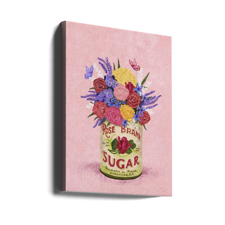 Cuadro "Flowers in a vintage can"