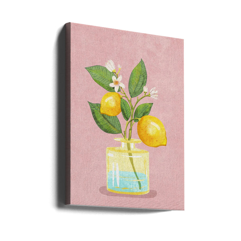 Cuadro "Lemon bunch in vase"