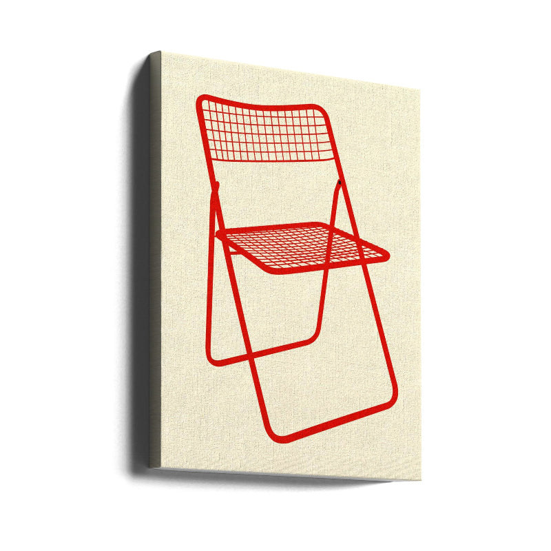 Cuadro "Ted Net Chair Red"