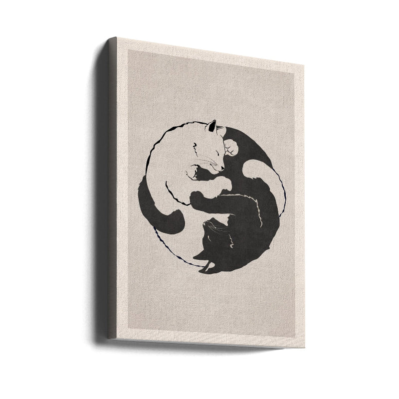 Cuadro "Yin Yang Cats"