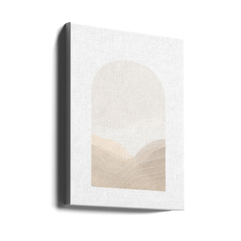 Cuadro "Beige Abstract Landscape"