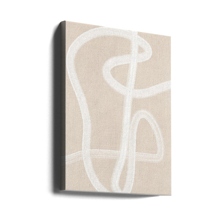 Cuadro "White Brush Stroke Poster No.1"