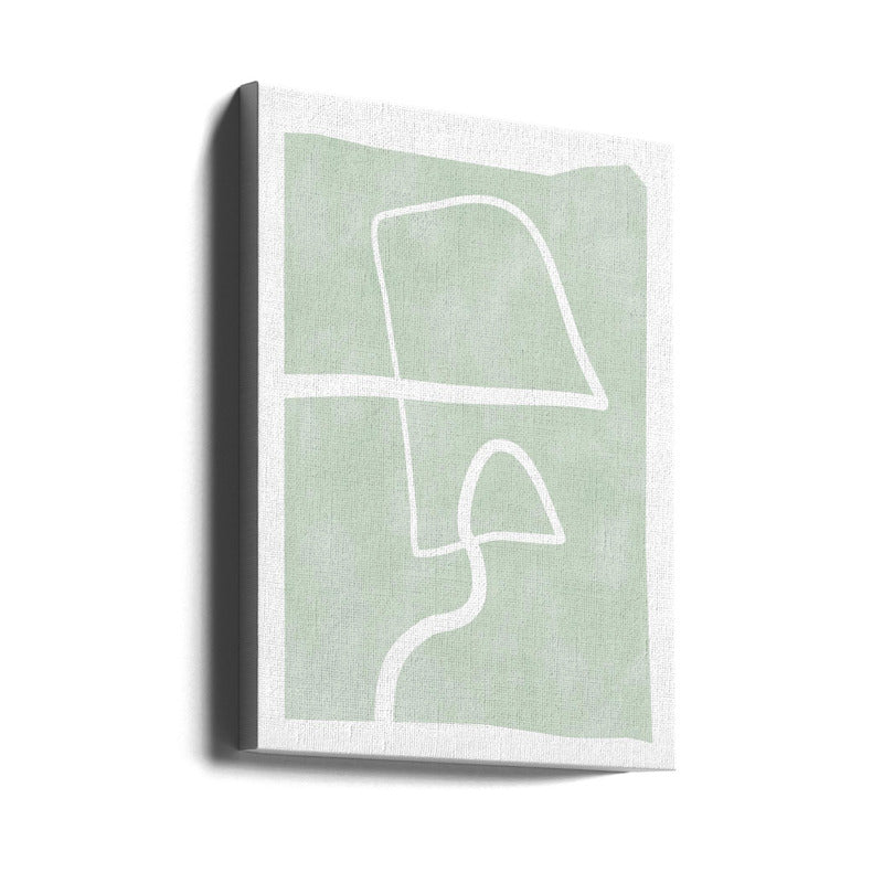 Cuadro "One line white 3"