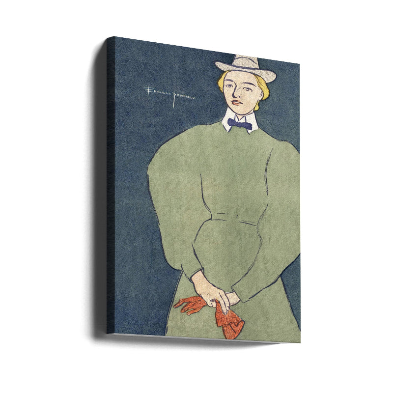 Cuadro "Woman Holding Gloves"