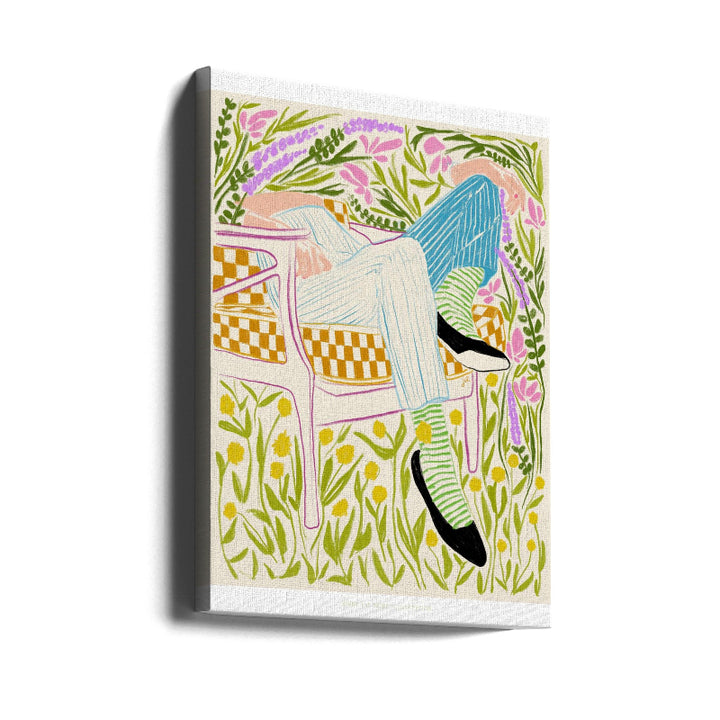 Cuadro "Quiet in the garden"