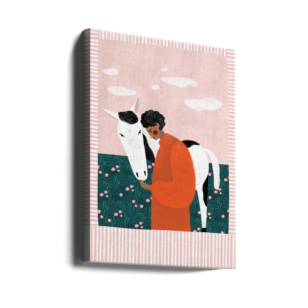 Cuadro "Girl and Horse"