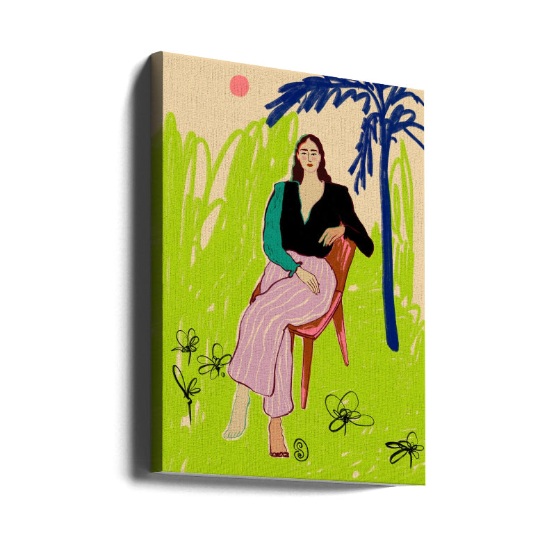 Cuadro "Relaxed Woman"