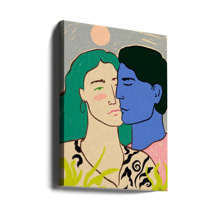 Cuadro "Lovers Under the Moon"