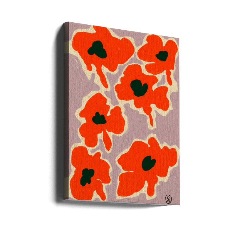 Cuadro "Vibrant Poppy Flowers"