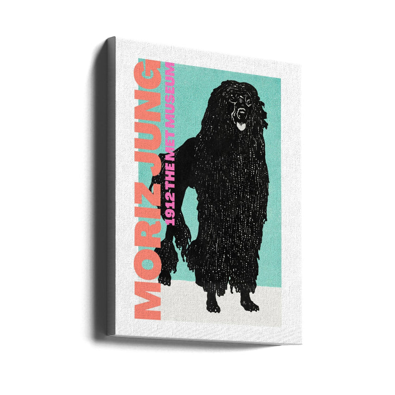 Cuadro "Stylized Black Dog"