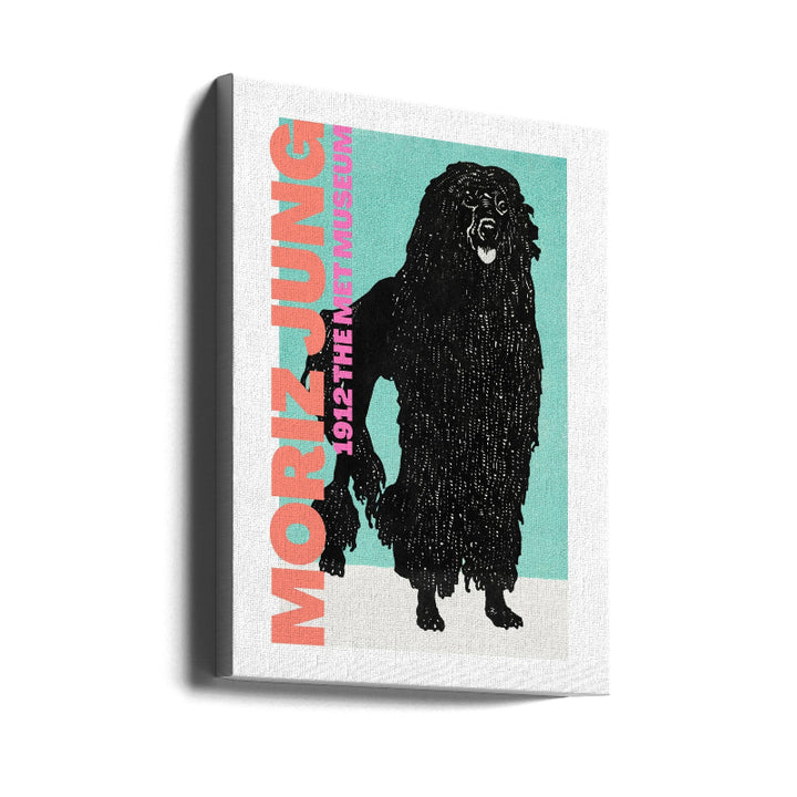 Cuadro "Stylized Black Dog"