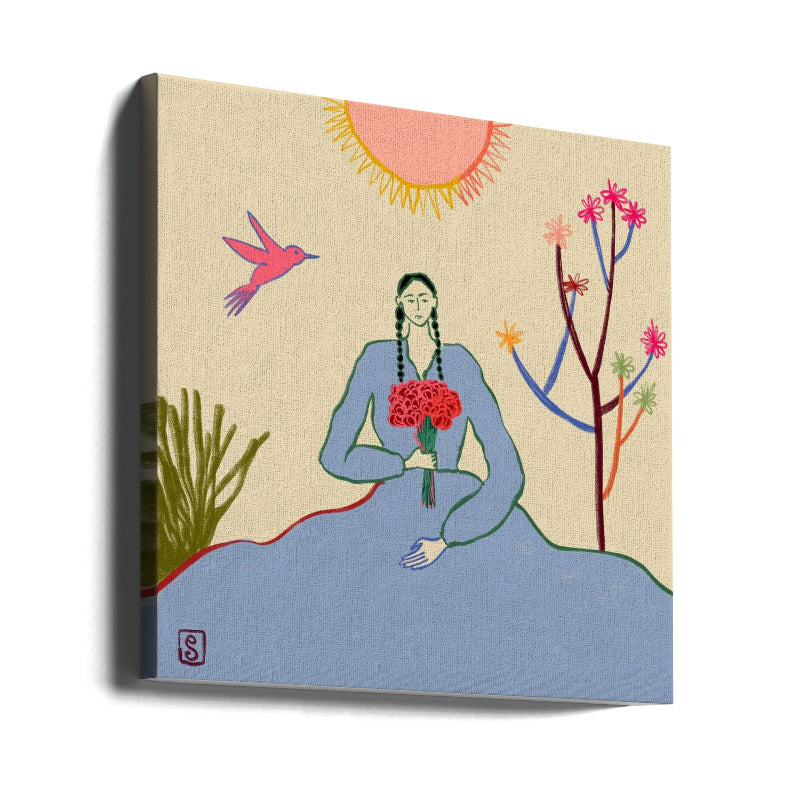 Cuadro "Serene Blossom Embrace"