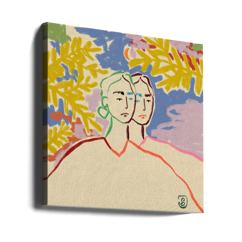 Cuadro "Dual Serenity"