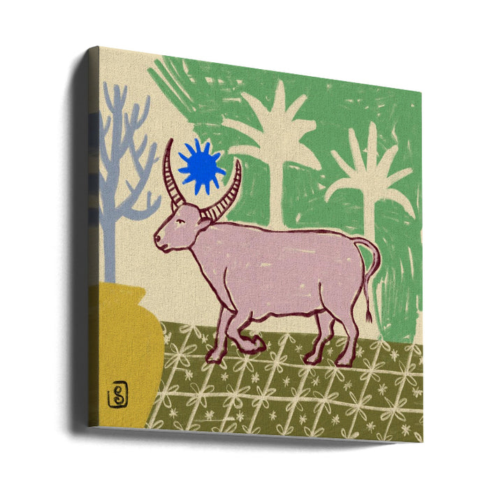 Cuadro "Azure Horned Oasis"