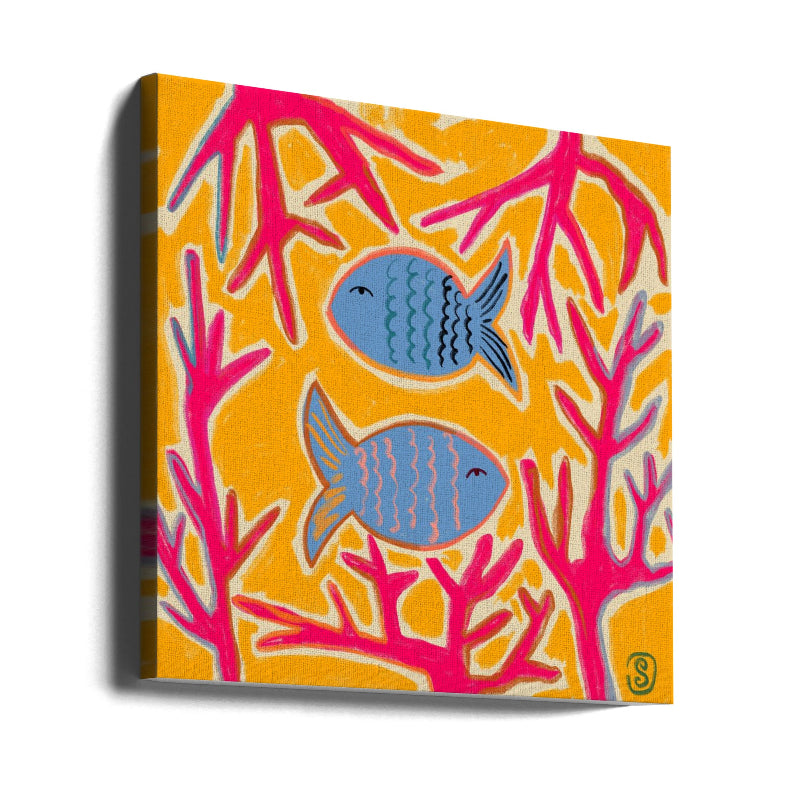 Cuadro "Coral Companions"