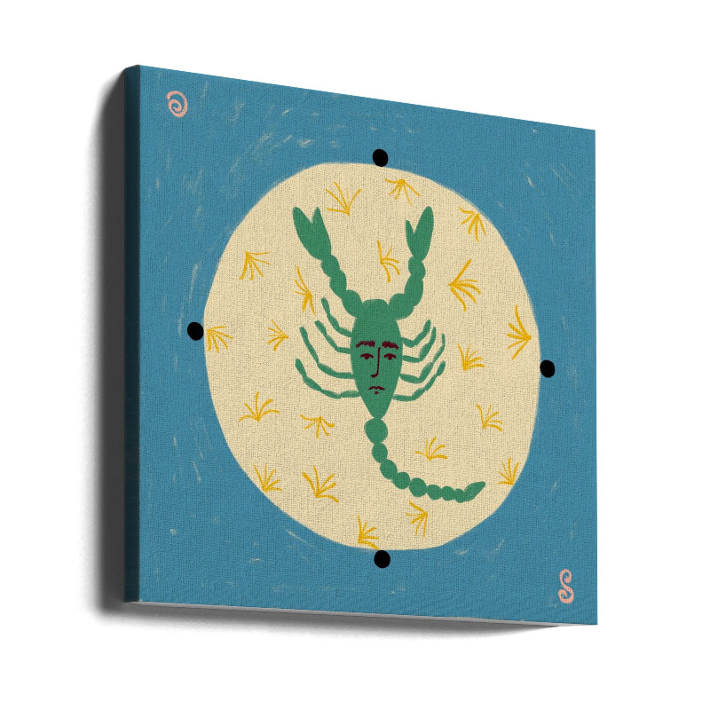 Cuadro "Scorpion With A Human Face"