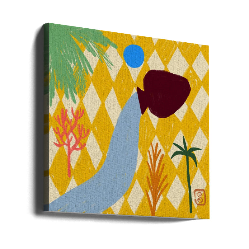 Cuadro "Vibrant Oasis Flow"