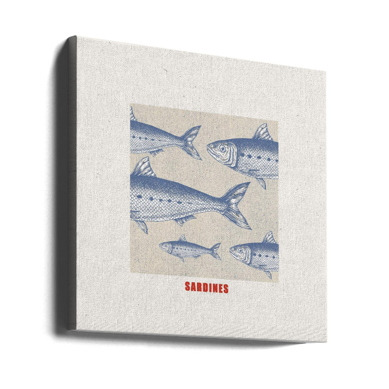 Cuadro "Blue Fish Harmony"