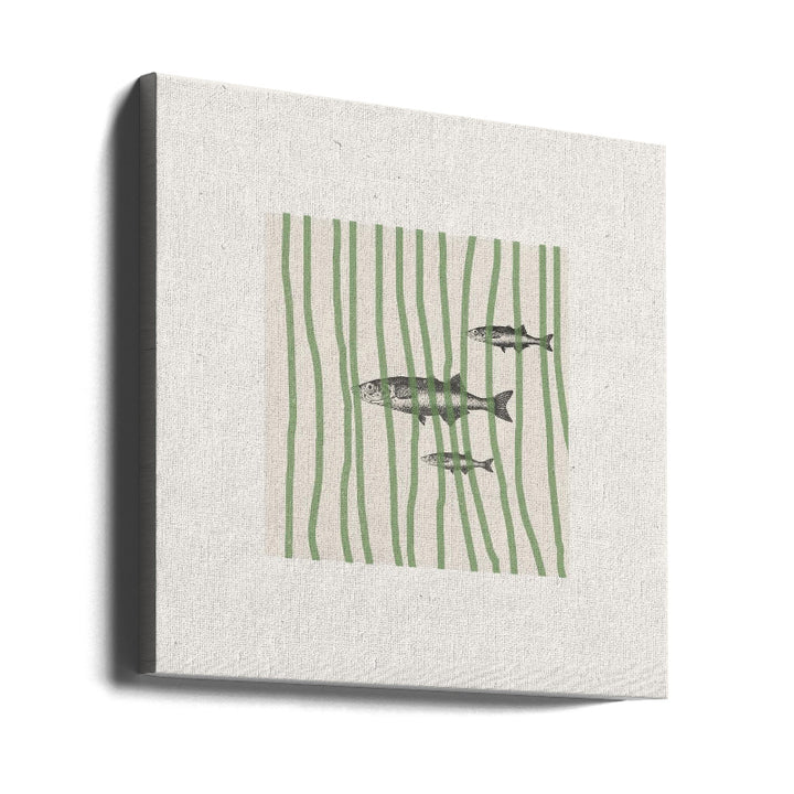 Cuadro "Fish in Striped Waves"