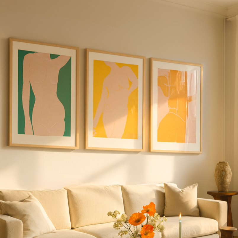 Set de cuadros "Pac Figure"